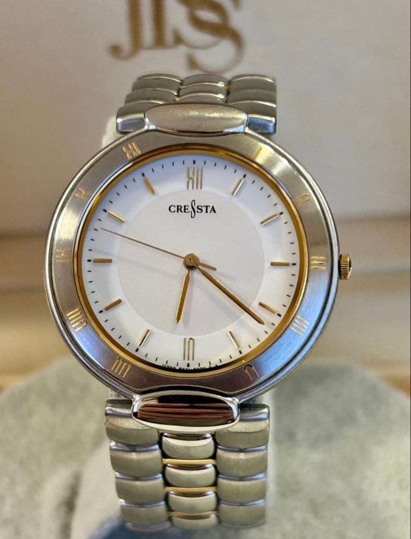 SEIKO セイコー CRESTA クレスタ メンズ クォーツ 腕時計 稼働品