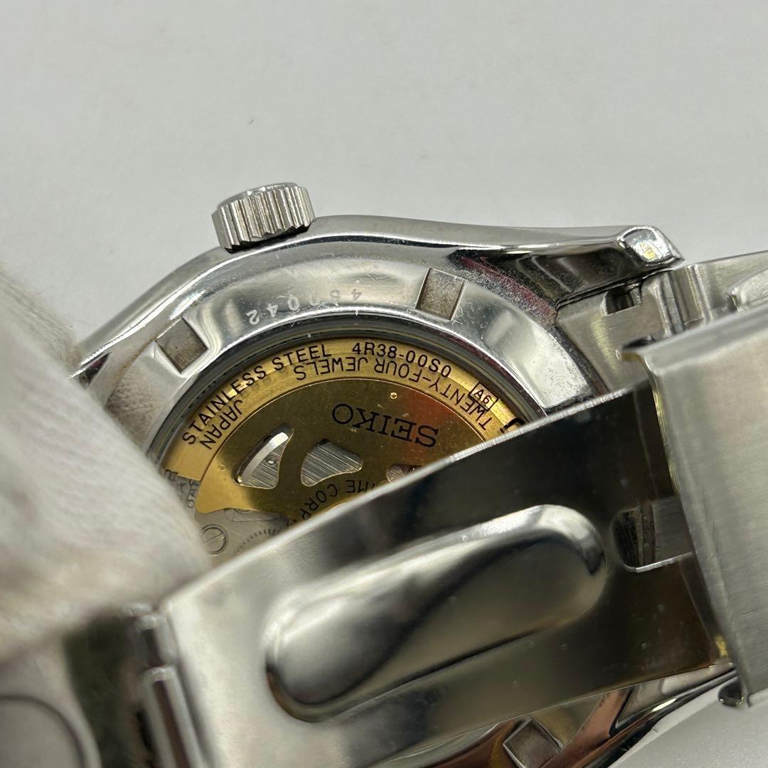 し*ん様 稼動 SEIKO セイコー 4R38-00S0 automatic ス