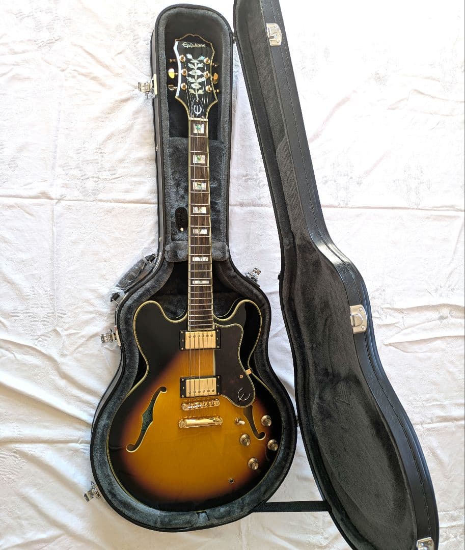新品同様 Epiphone Sheraton II Pro 純正ハードケース
