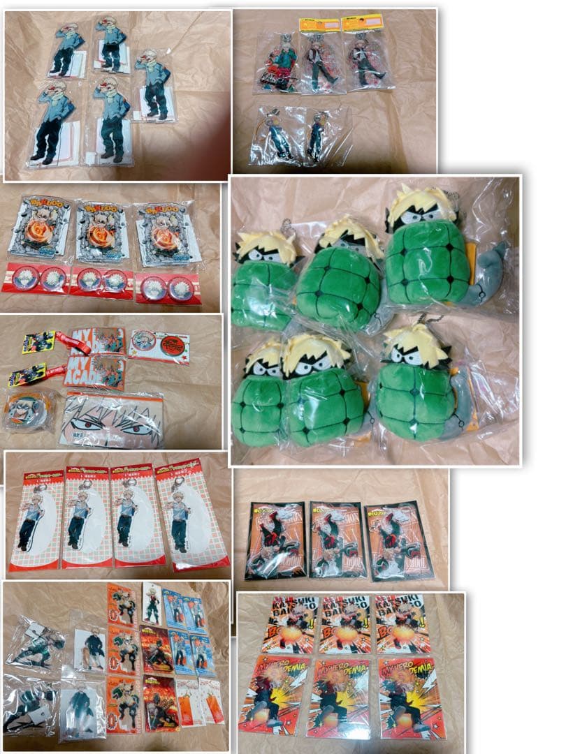 僕のヒーローアカデミア　爆豪　だいなまマスコット　ぬいぐるみ　他　セット