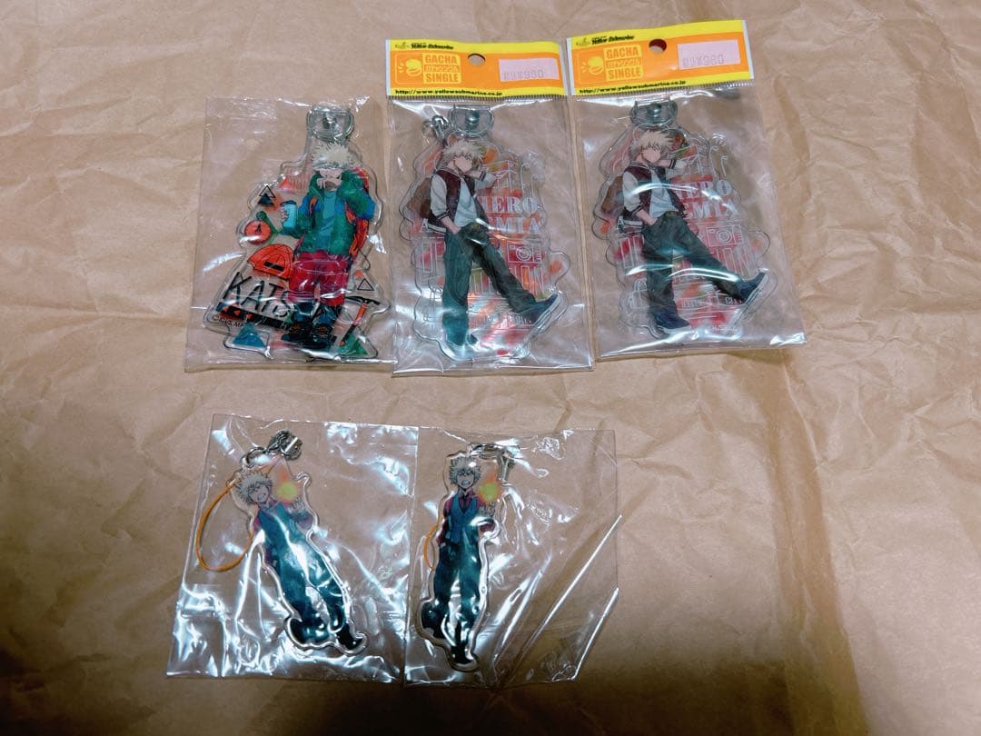 僕のヒーローアカデミア　爆豪　だいなまマスコット　ぬいぐるみ　他　セット