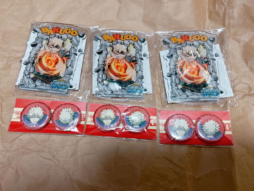 僕のヒーローアカデミア　爆豪　だいなまマスコット　ぬいぐるみ　他　セット