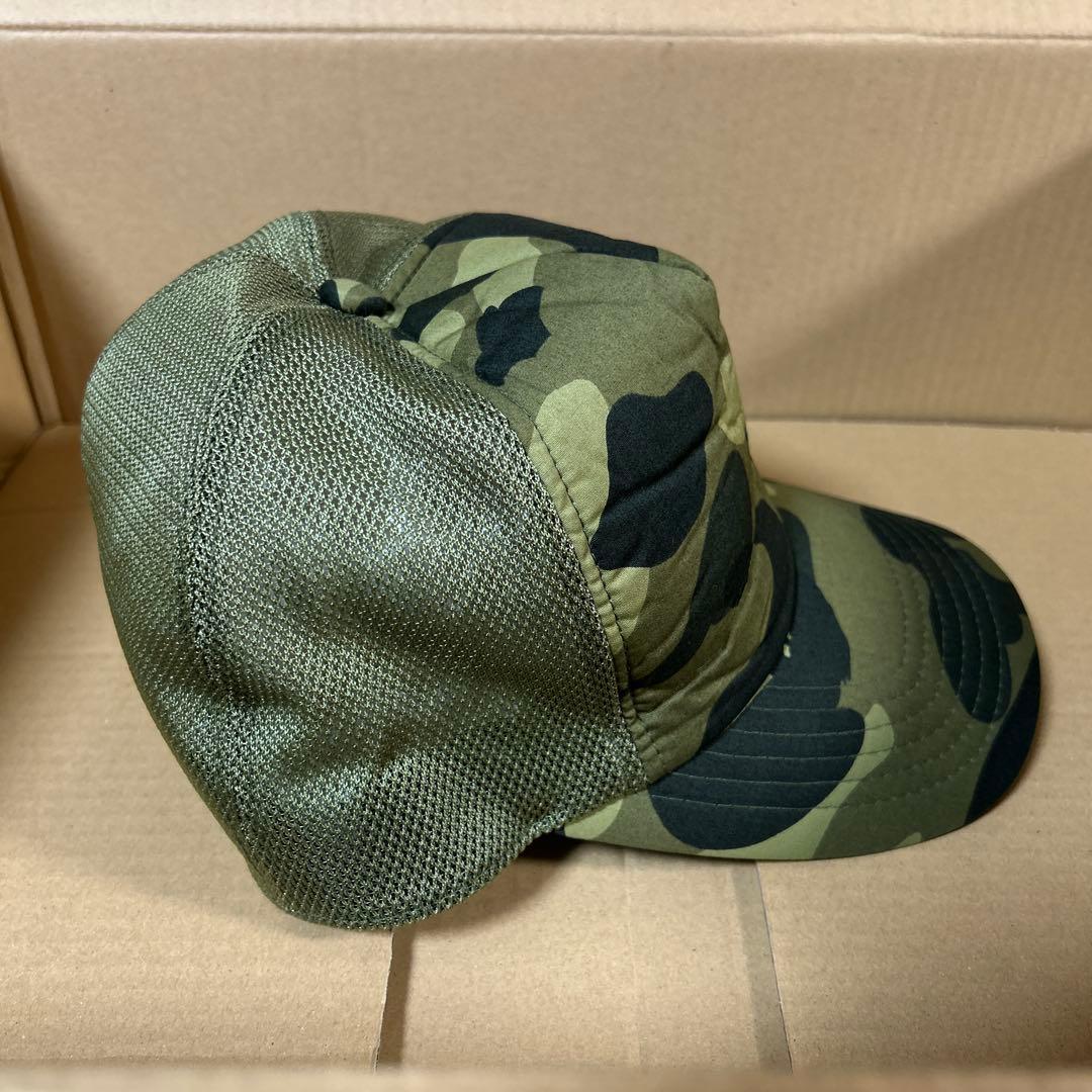 A BATHING APE COLOR CAMO メッシュキャップ　BAPE