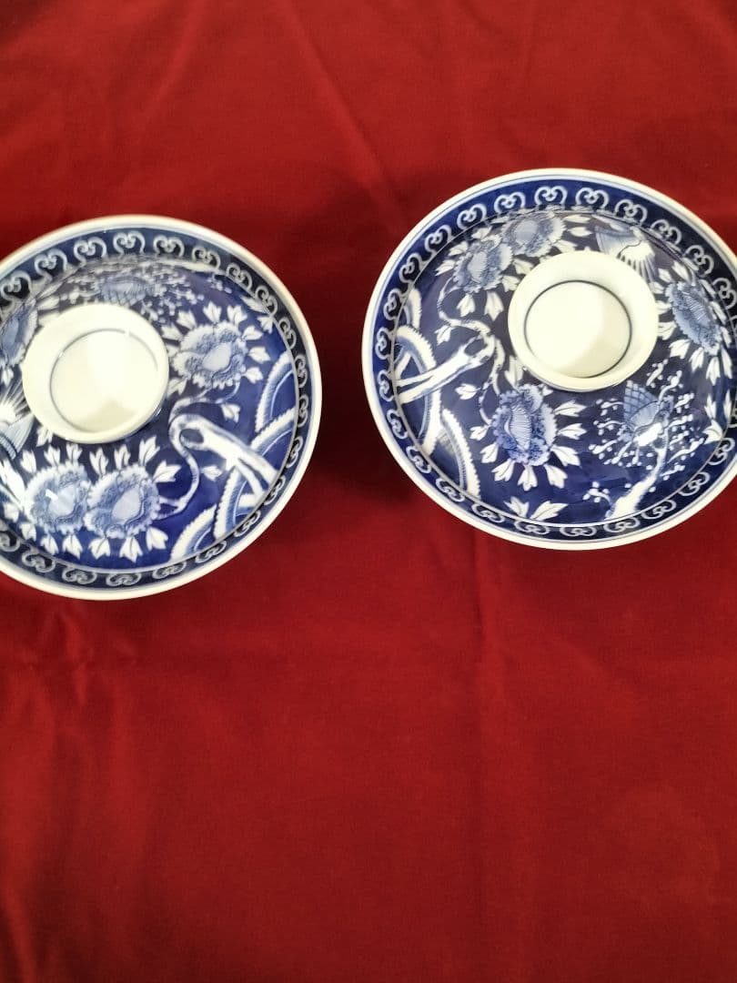 三川内焼 平戸祐祥３皿セット蓋付き　最終値下げ