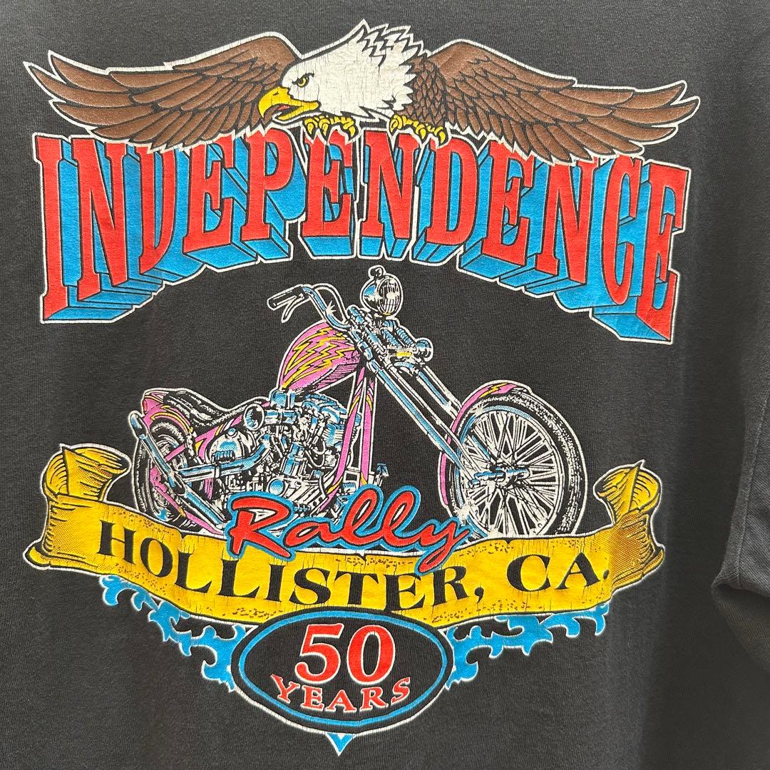 【90sモーターサイクル】ハーレーダビッドソン　Tシャツ　両面プリント　XL　黒