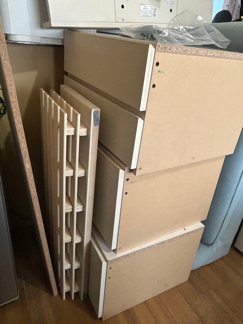 【埼玉県川口市引取り限定】ニトリすのこシングルベッド コンセント・ライト付