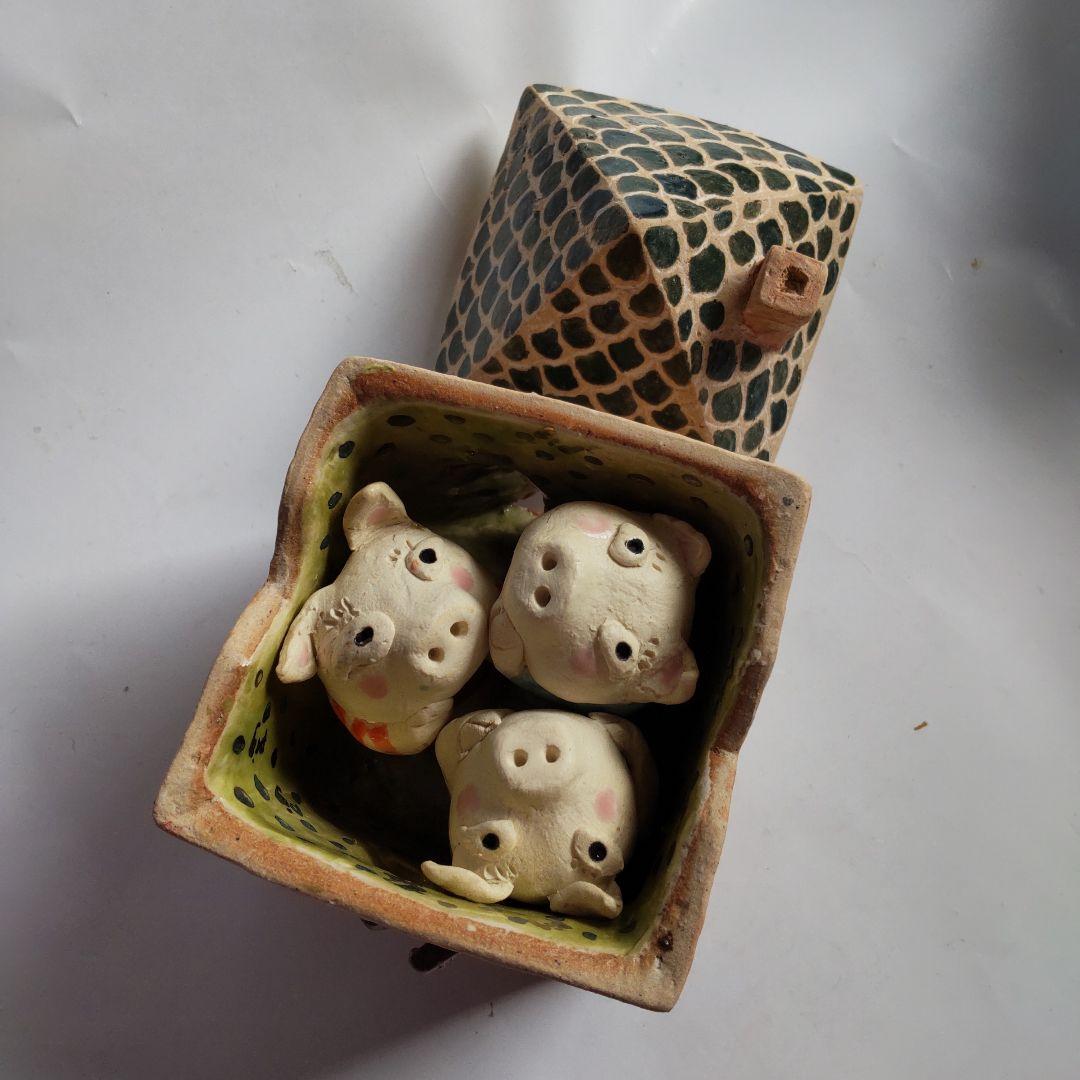 干支置物 前田晶子 作 亥 亥年2019年 新品 未使用 です。