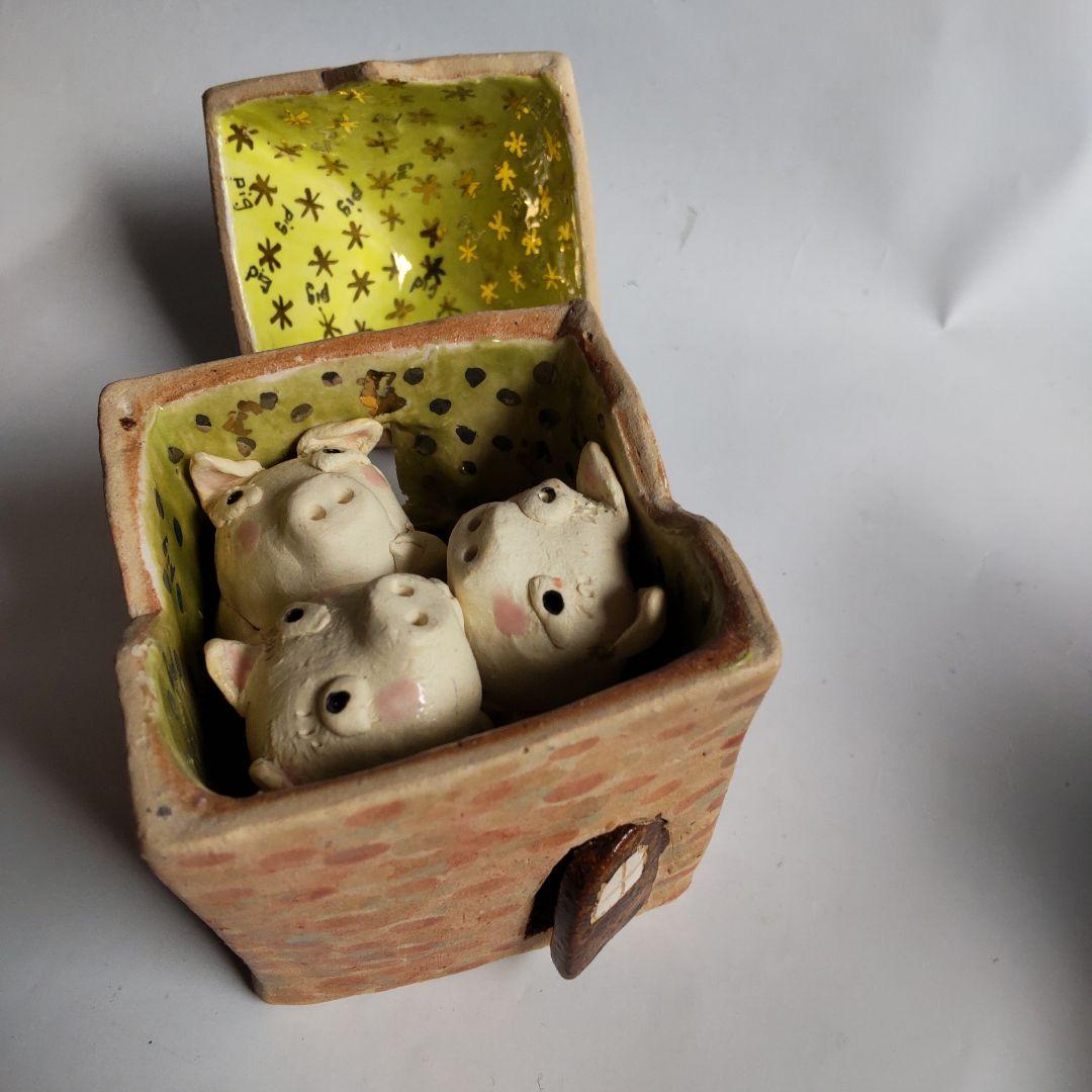 干支置物 前田晶子 作 亥 亥年2019年 新品 未使用 です。