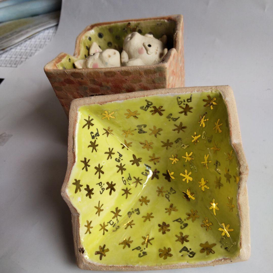 干支置物 前田晶子 作 亥 亥年2019年 新品 未使用 です。