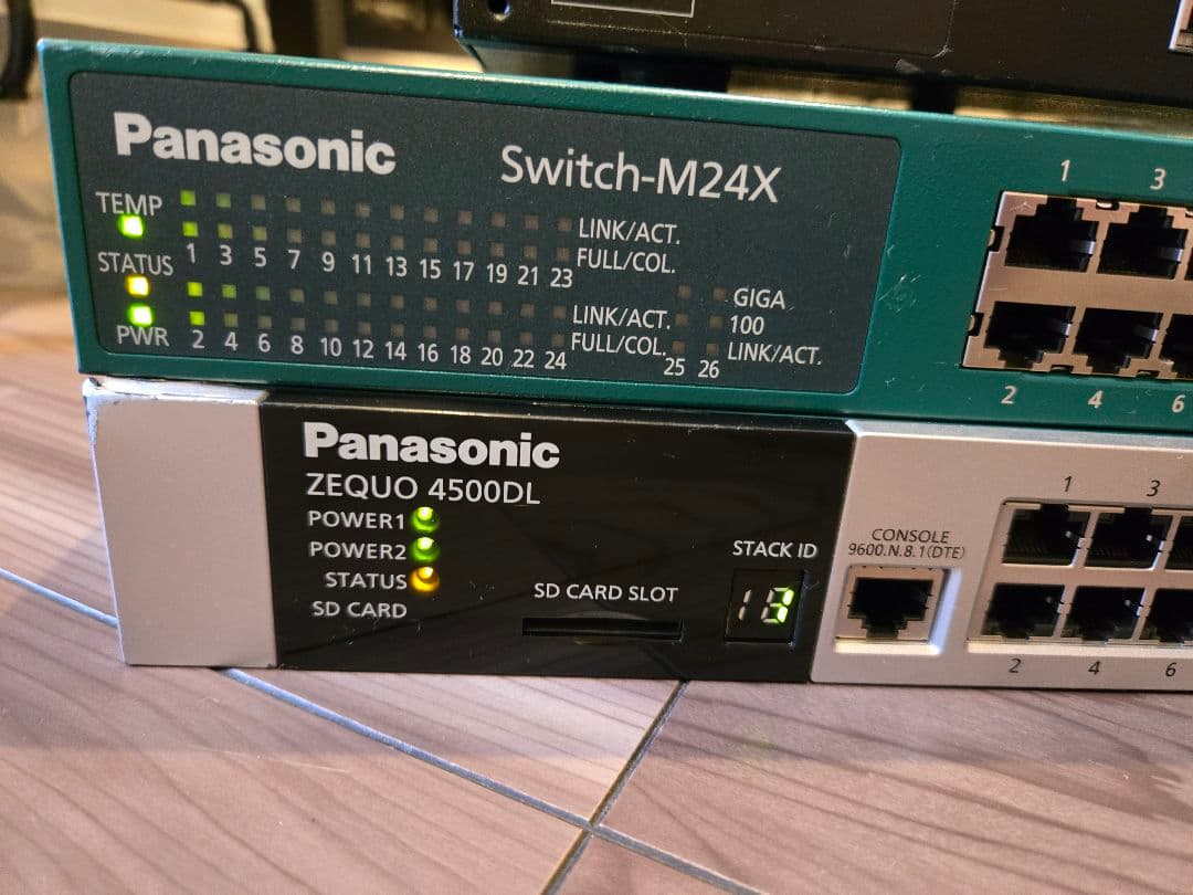 ルーター・ネットワーク機器 Panasonic4500DLSwitch-M24MGA-MLi4TPoE+24