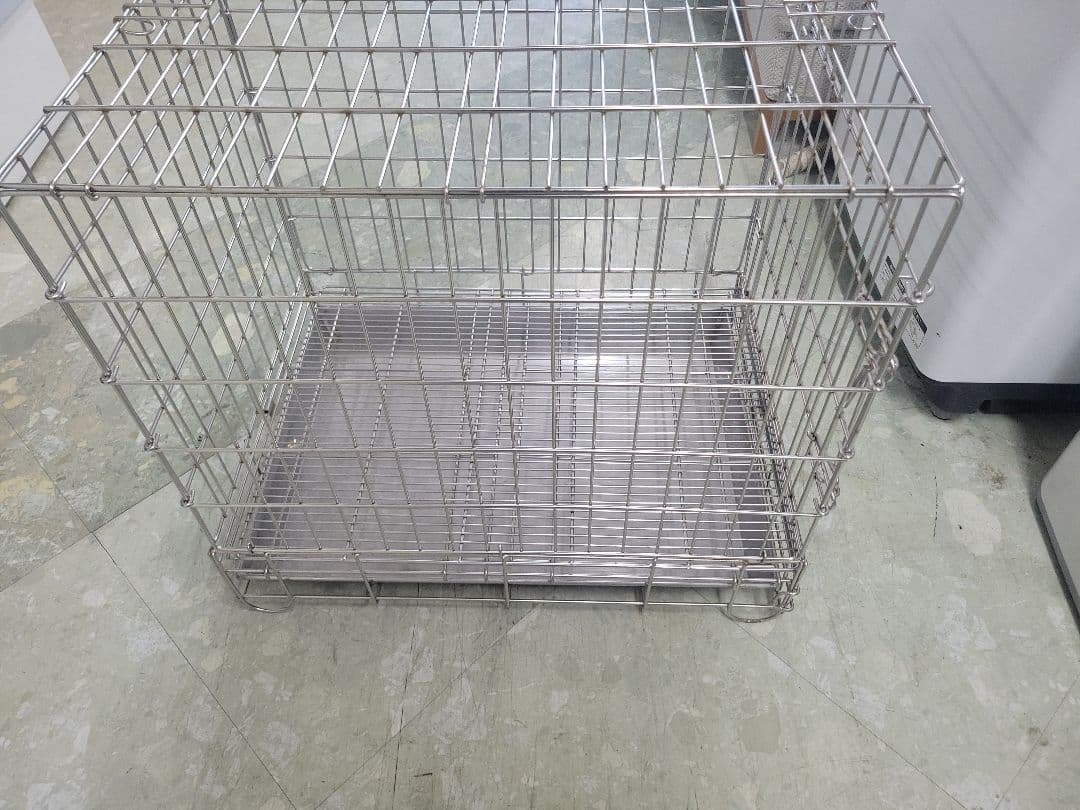 ハチコウ　ペットゲージ　ステンレスゲージ　M　中古