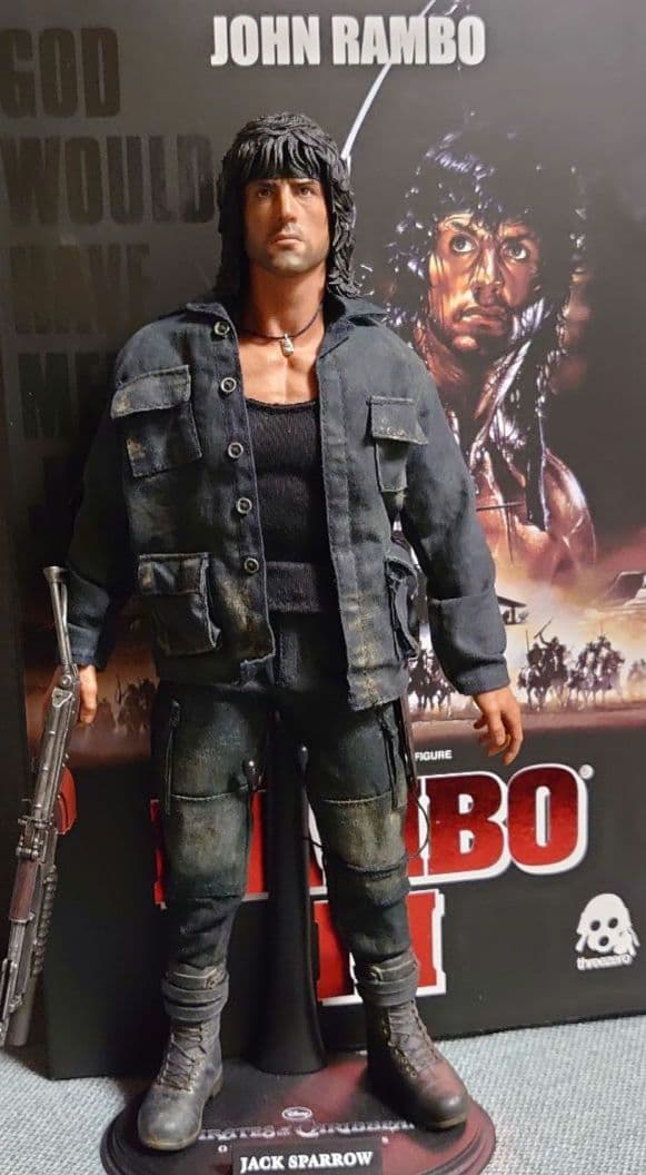 スリーゼロ ランボー3 1/6 フィギュア ホットトイズ系