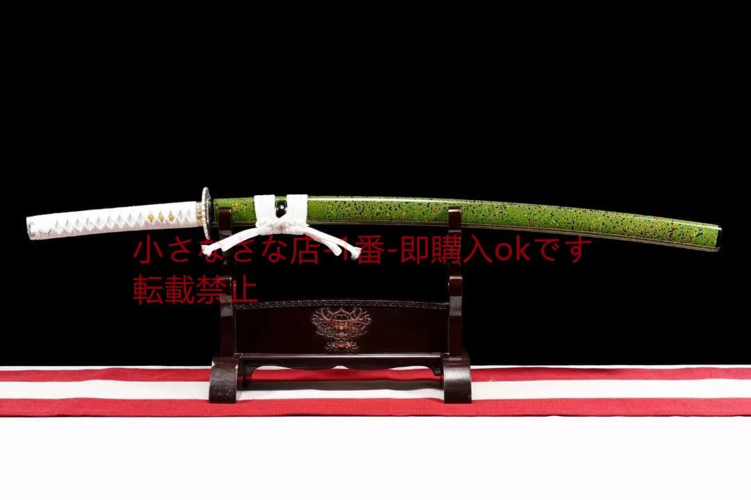 緑の千秋  古兵器 武具 刀装具 日本刀 模造刀 居合刀