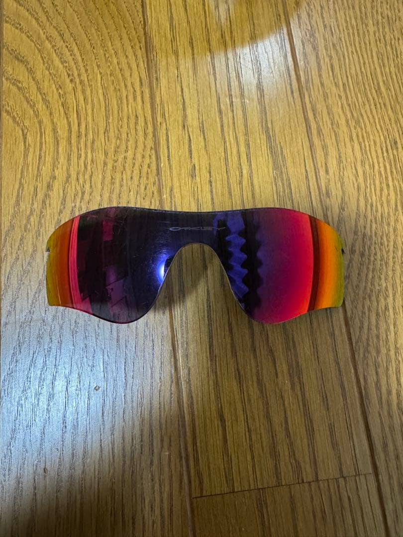 スポーツサングラス グリーン ホワイト 交換レンズ付き