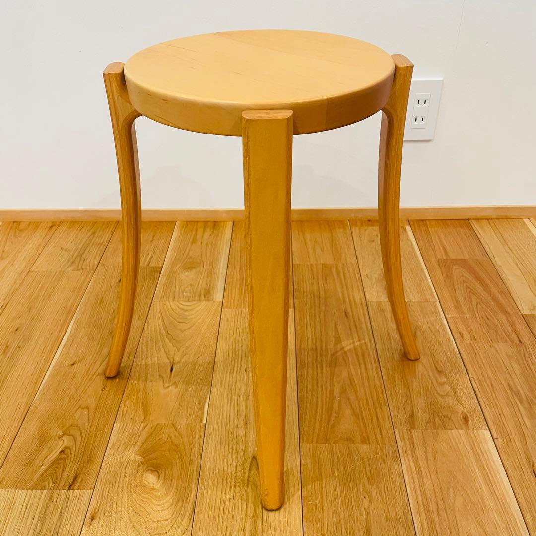 天童木工 tendo 木製 スツール 丸イス 高級