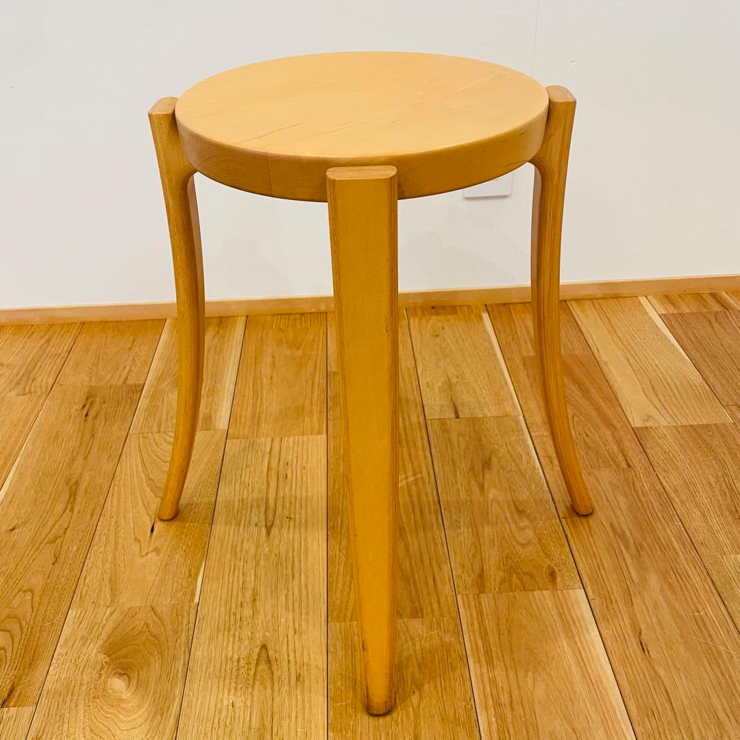 天童木工 tendo 木製 スツール 丸イス 高級