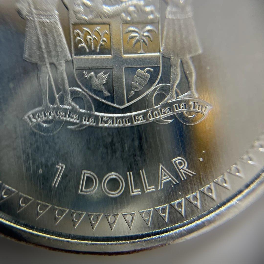 【純銀】HOKUSAI “THE GREAT WAVE” フィジー　銀貨1ドル