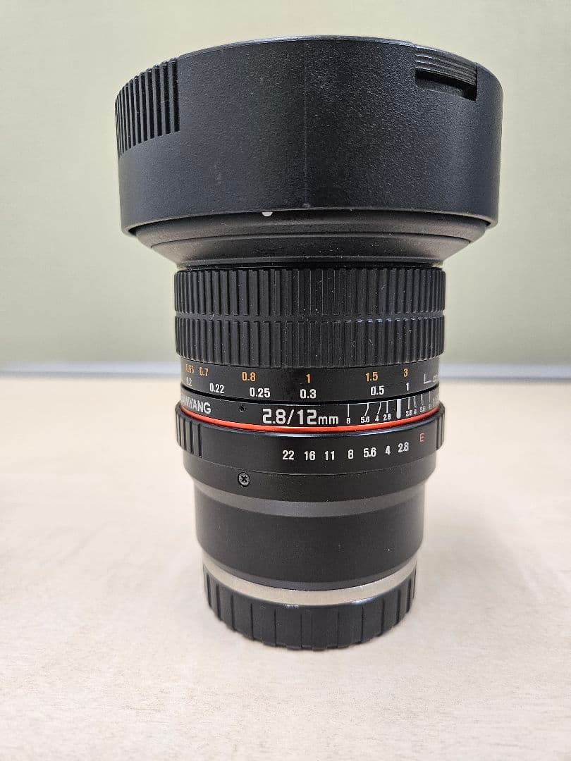 サムヤン　2.8 12mm 魚眼　Eマウント