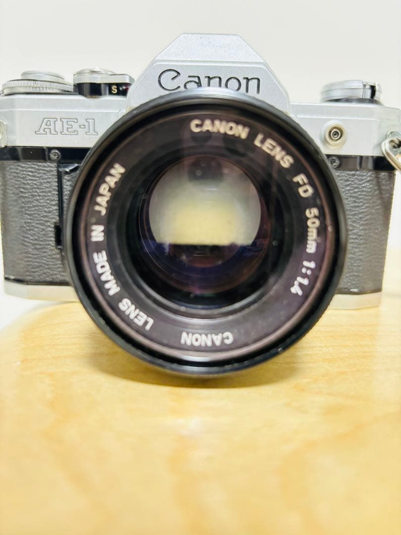 (ジャンク品)canon AE-1 FD 50mm F1.4 レンズ付き