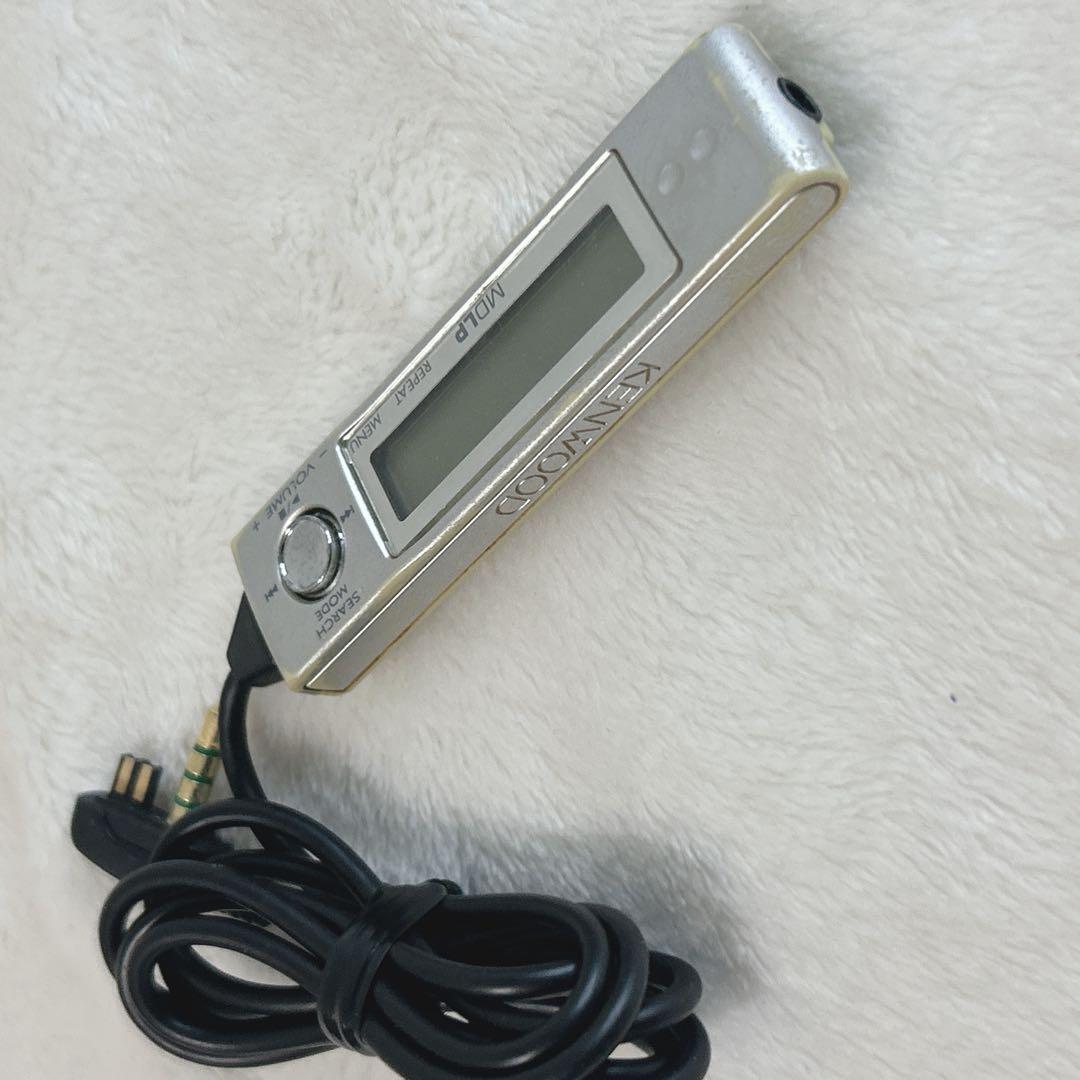 ✨動作品✨ KENWOOD DMC-V55 ポータブルMDプレイヤー シルバー