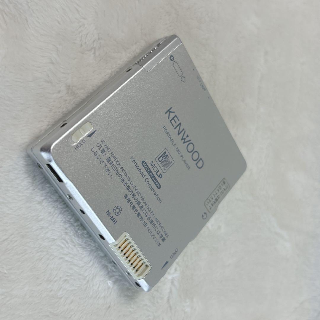 ✨動作品✨ KENWOOD DMC-V55 ポータブルMDプレイヤー シルバー