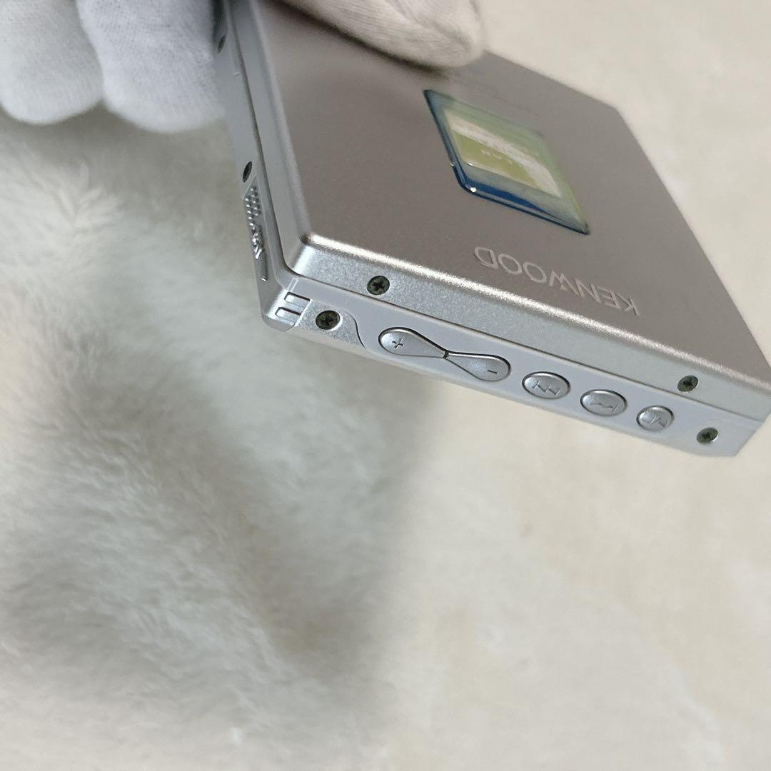✨動作品✨ KENWOOD DMC-V55 ポータブルMDプレイヤー シルバー
