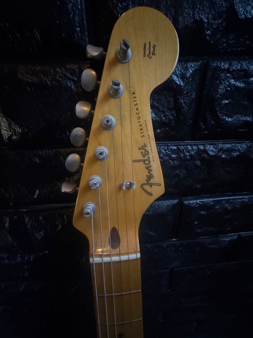 fender Japan ST-57 surf green エフェクター付き