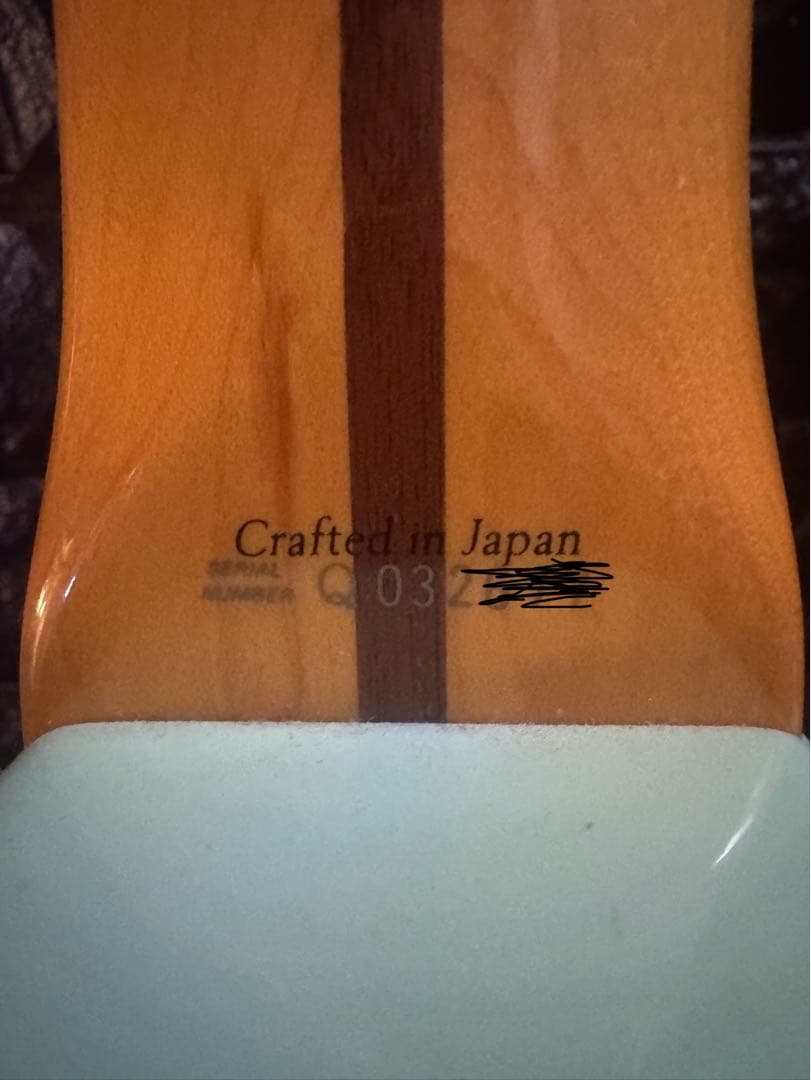 fender Japan ST-57 surf green エフェクター付き