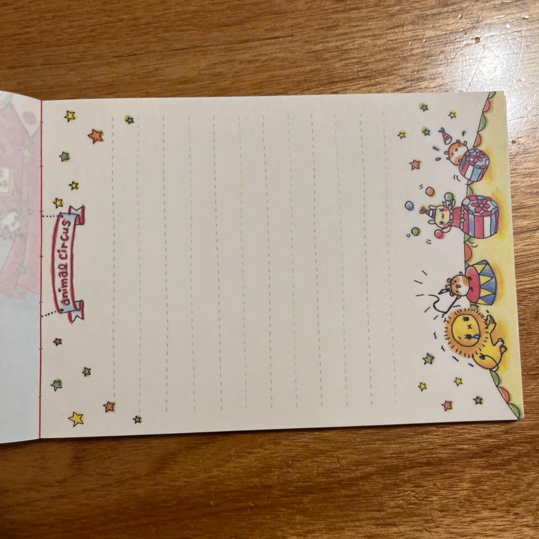 平成レトロ　メモ帳　クーリア　アニマルサーカス　うさぎ　ハムスター　パンダ