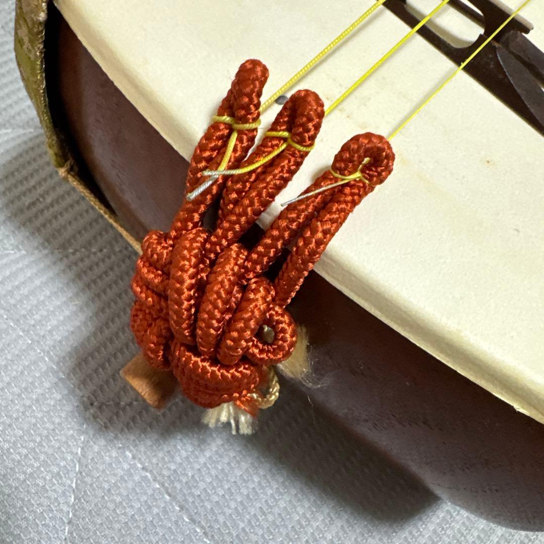 三味線　飾り棚　収納ケース　細棹