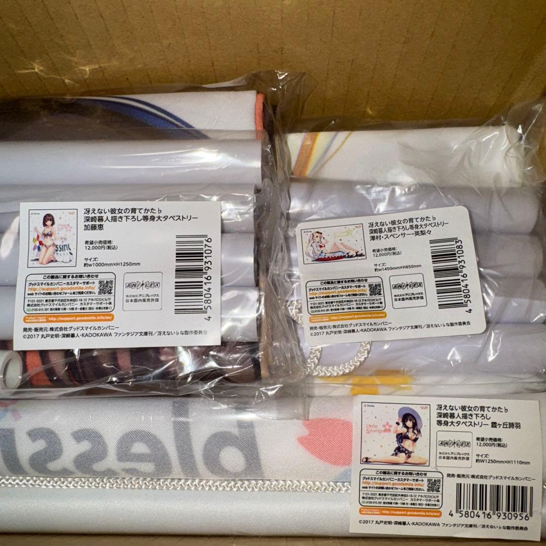 冴えない彼女の育てかたタペストリー 加藤恵 澤村・スペンサー・英梨々 霞ヶ丘詩羽