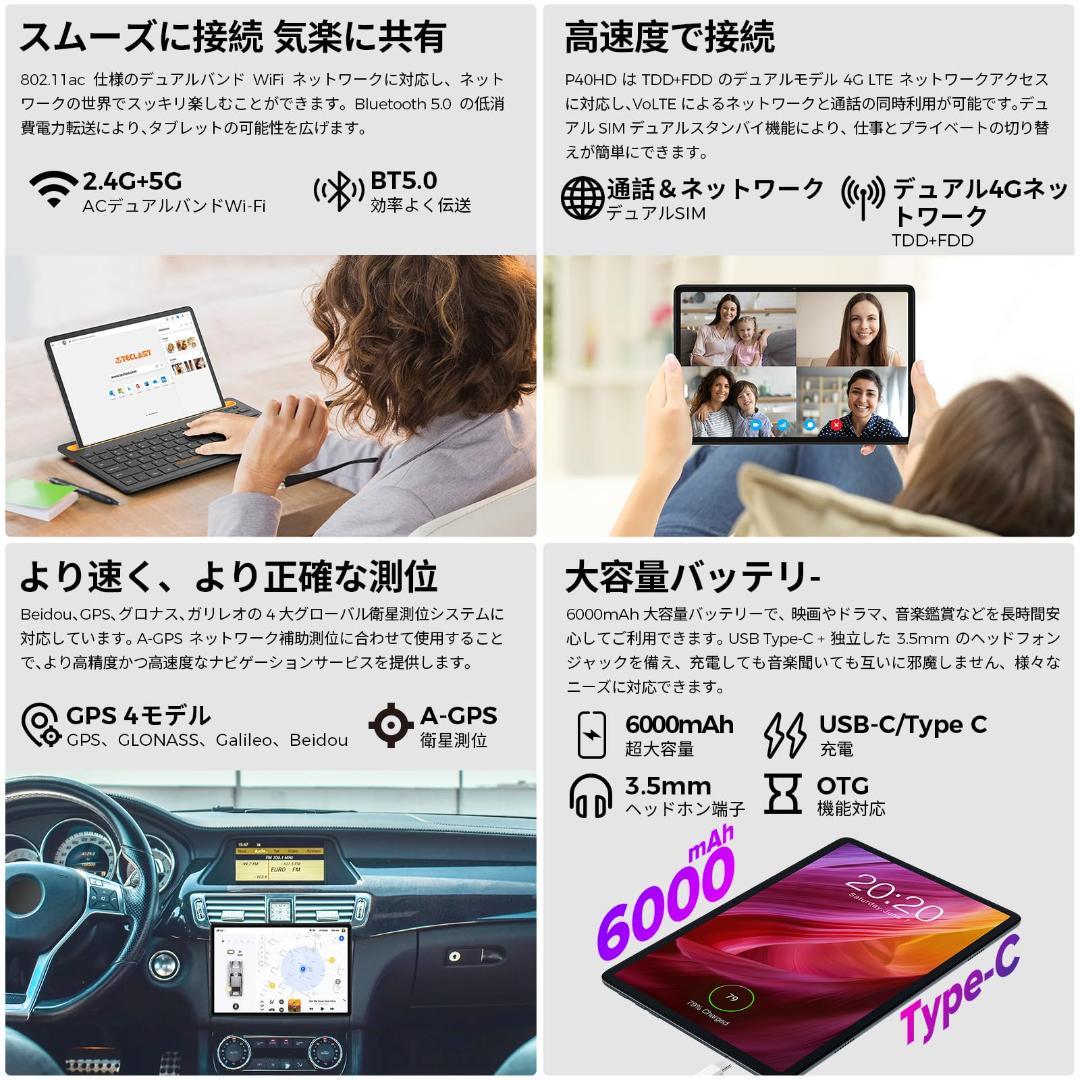 10.1インチ 大容量32GB タブレット