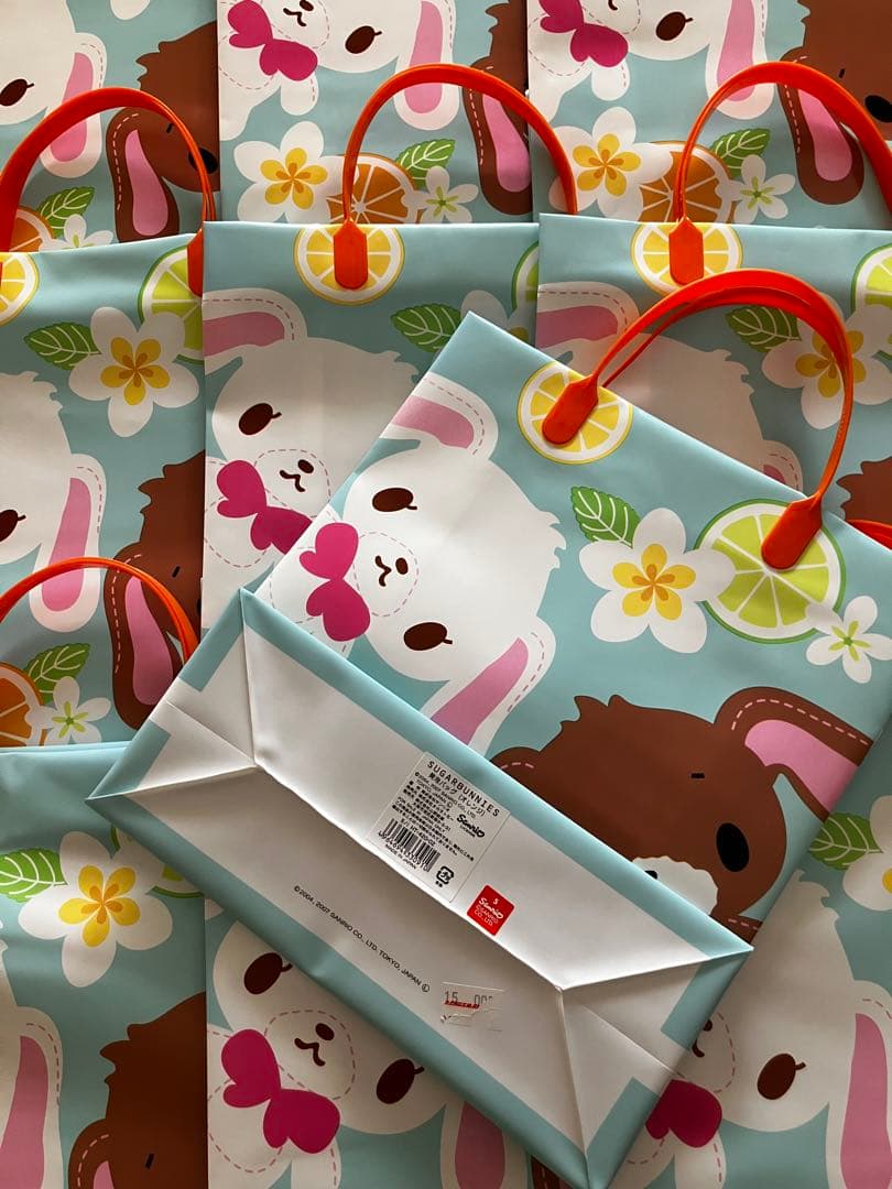 サンリオSugarbunniesシュガーバニーズ発泡バッグ10枚まとめて