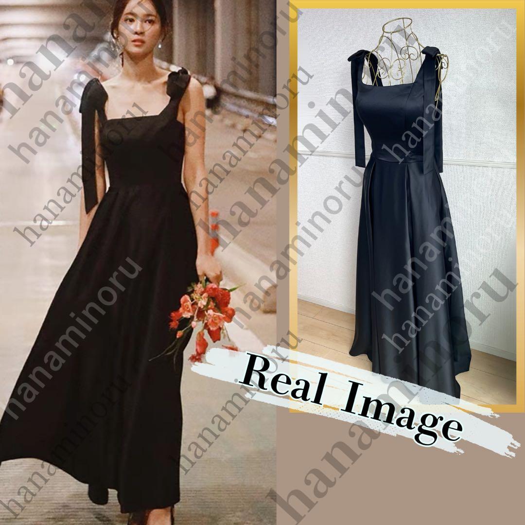 黒　前撮り　結婚式　披露宴　お色直し　パーティー　ドレス　二次会　街撮り