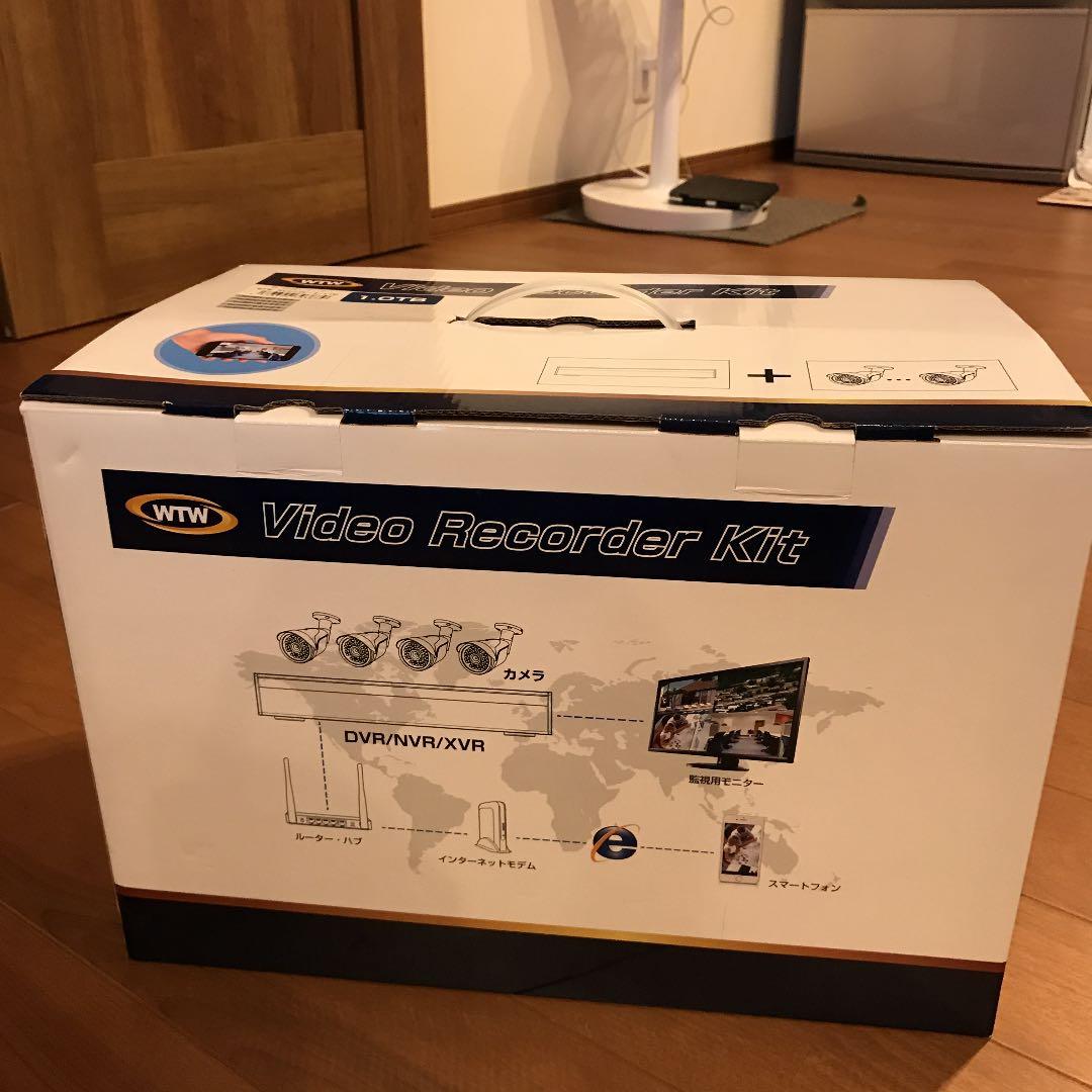 WTW ビデオレコーダー　4k XPOE WTW-NV 854E-4-1TB