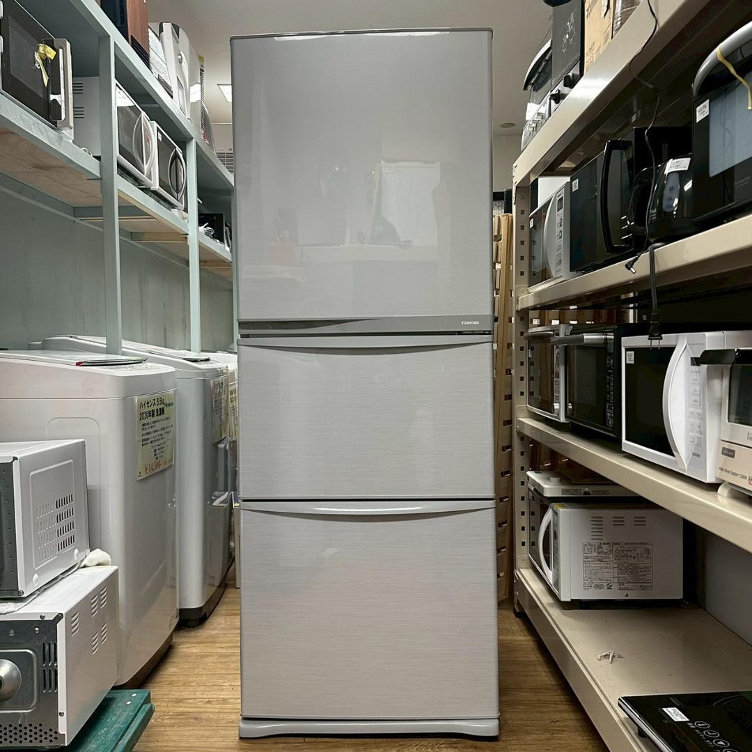 iΦ TOSHIBA 冷凍冷蔵庫 置けちゃうスリム GR-E34N 340L ②