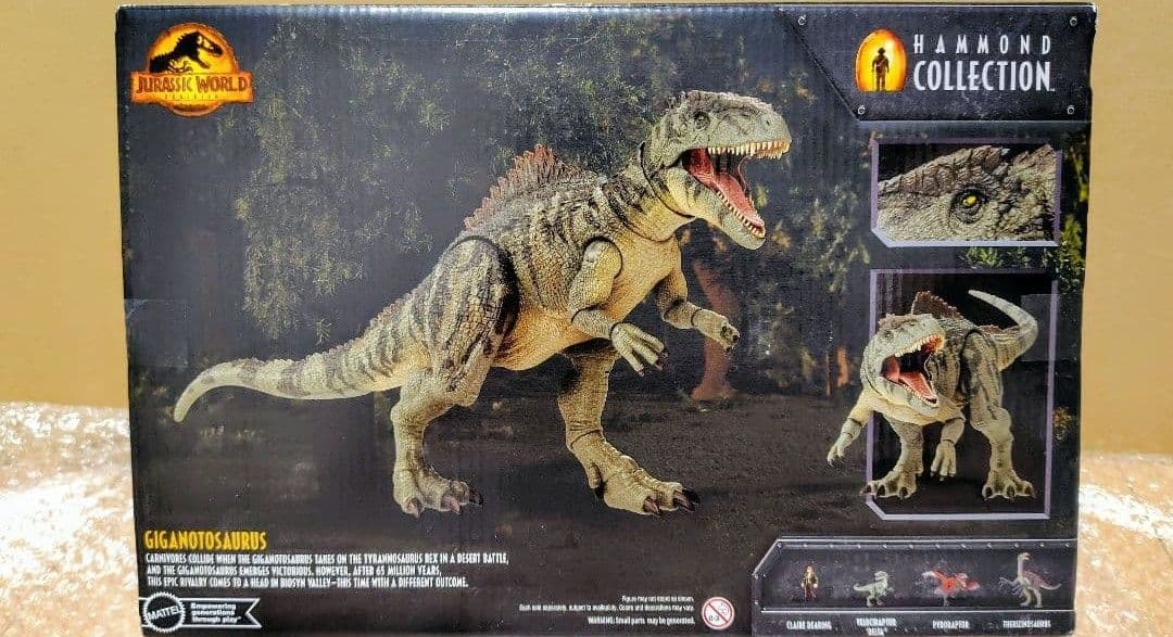 未開封● ギガノトサウルス ハモンドコレクション ジュラシックワールド　マテル