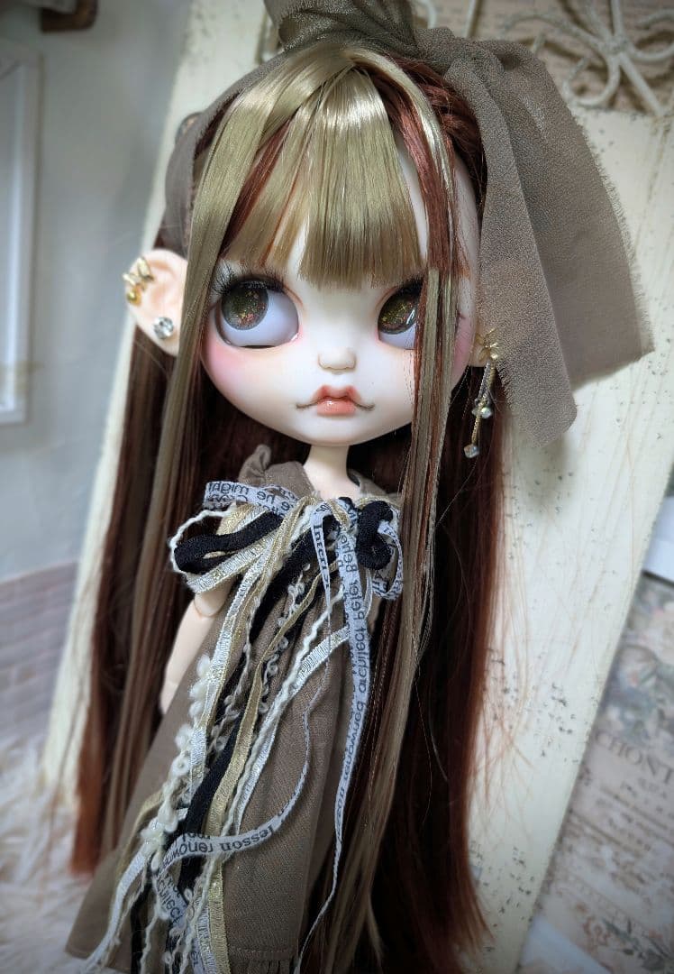 にゃん❁︎アイシードール❁︎カスタム❁︎首傾げボディ❁︎フルセット