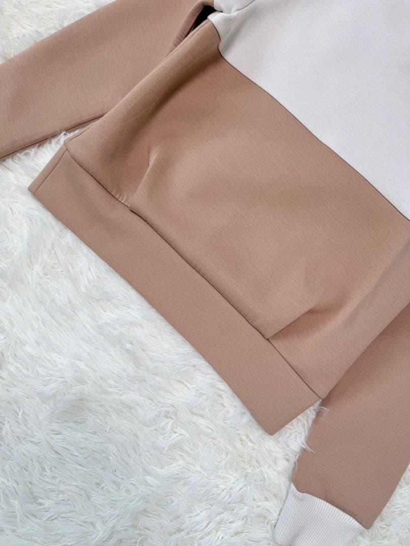 A.P.C. ゴルフウェア　クルーネックトレーナー　スウェット　バイカラー