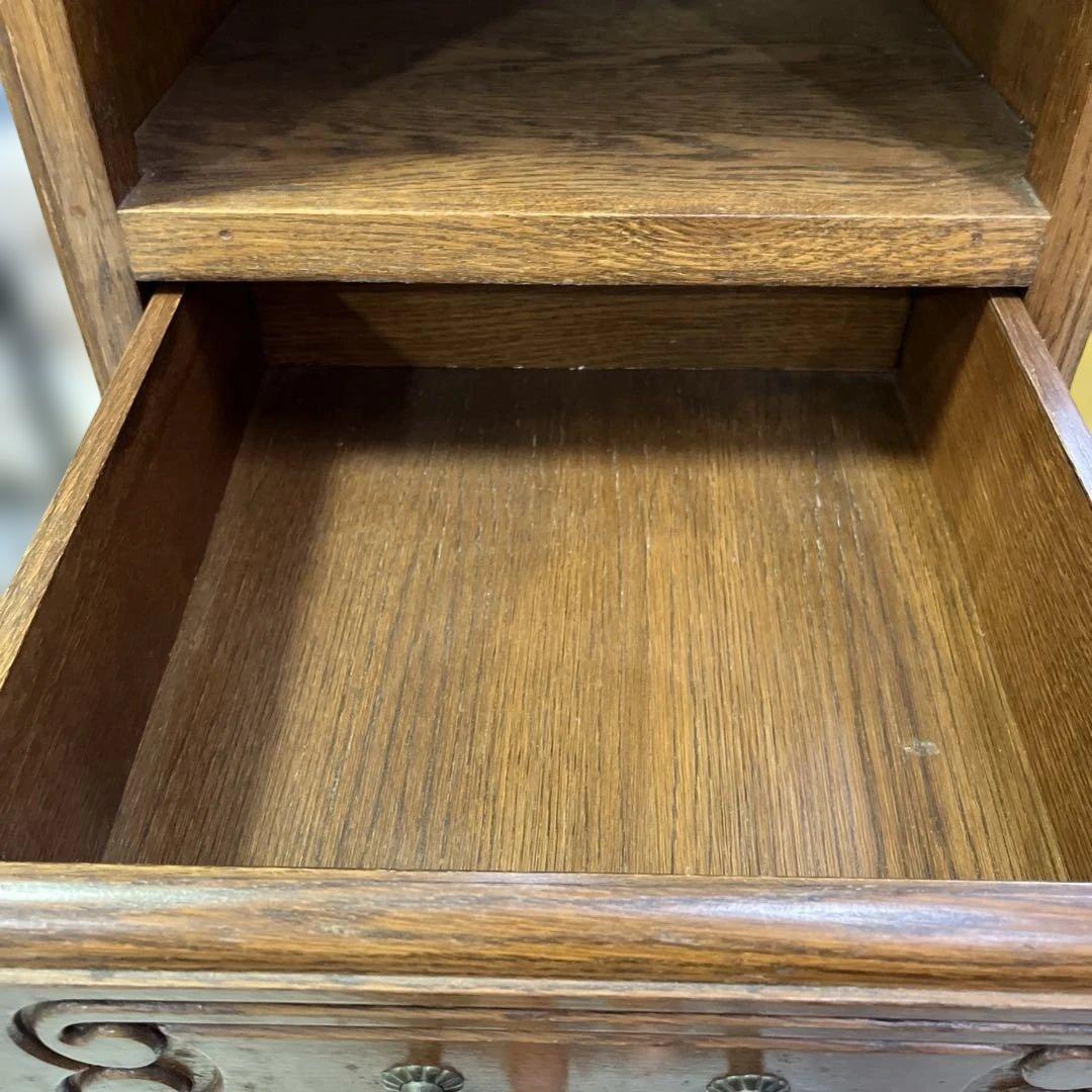 【三越製作所】◇電話台◆ヴィンテージ◇ルーマニア製◆オーク材