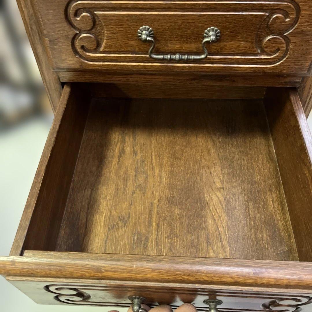 【三越製作所】◇電話台◆ヴィンテージ◇ルーマニア製◆オーク材