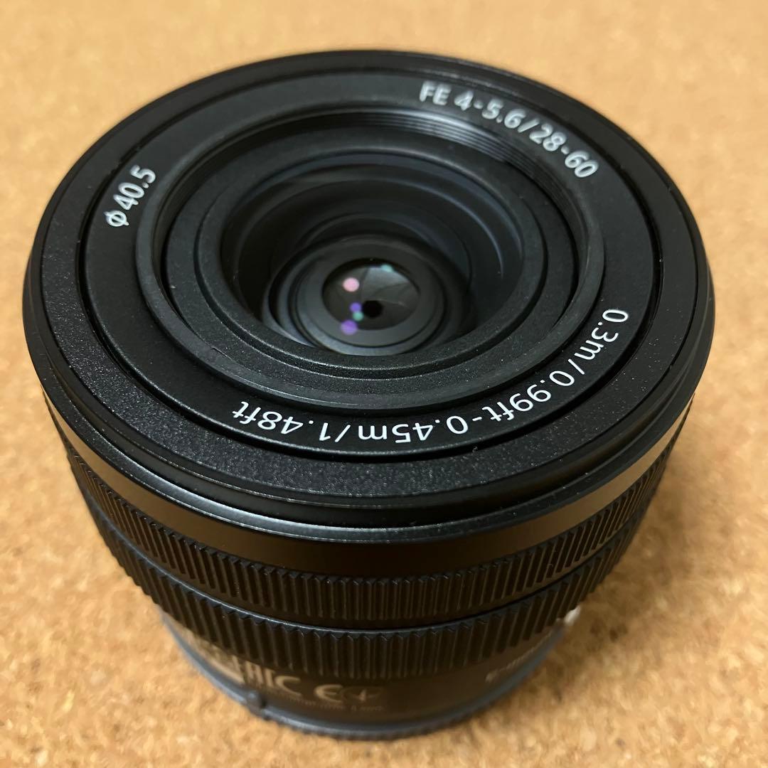 SONY FE28-60mm F4-5.6ズームレンズ　1回使用のみ