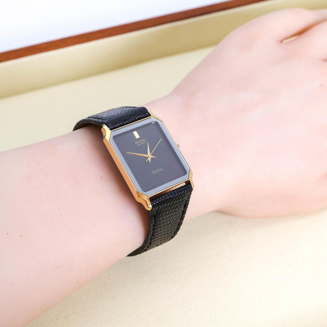 稼働 SEIKO Dolce 腕時計 クラシカル レザー SGP30 2802