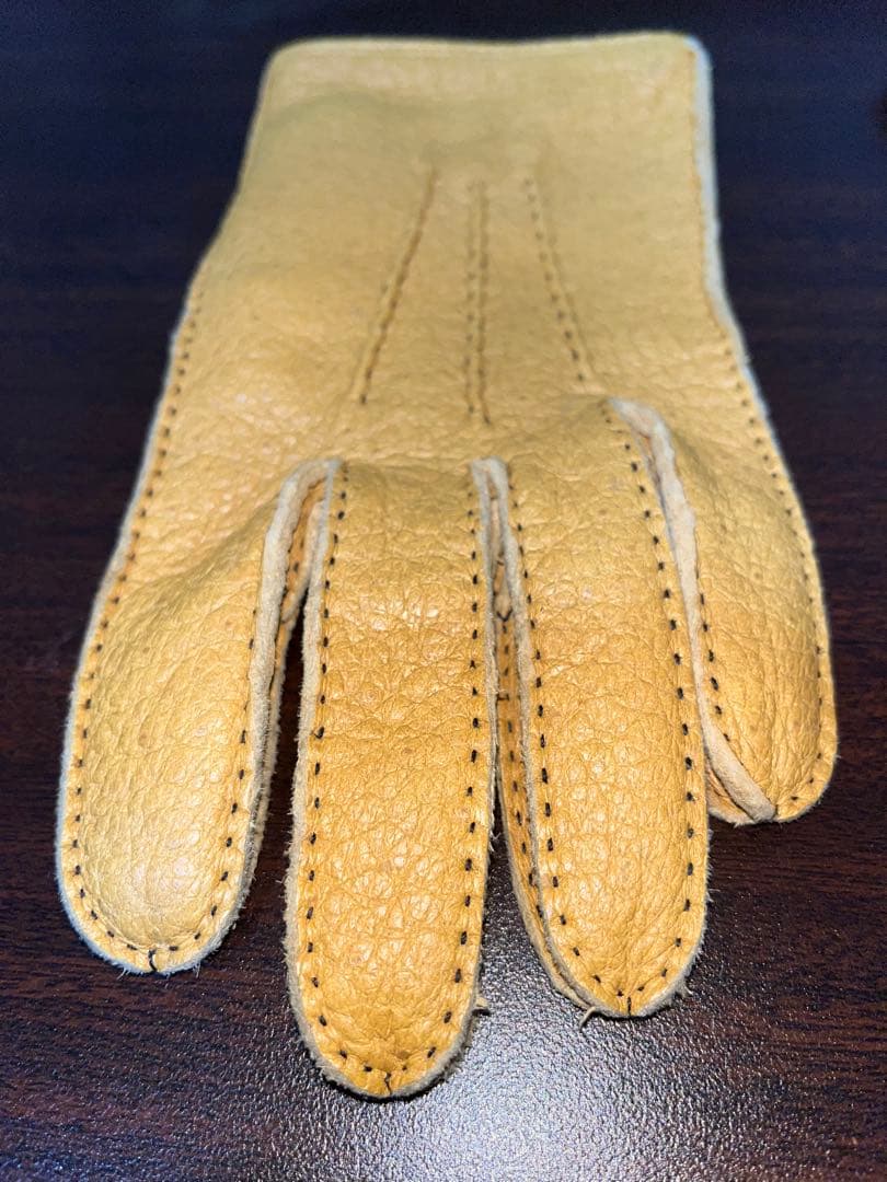 デンツ！人気の裏地なしペッカリーグローブ！Cork色　サイズ8 現定価11万円