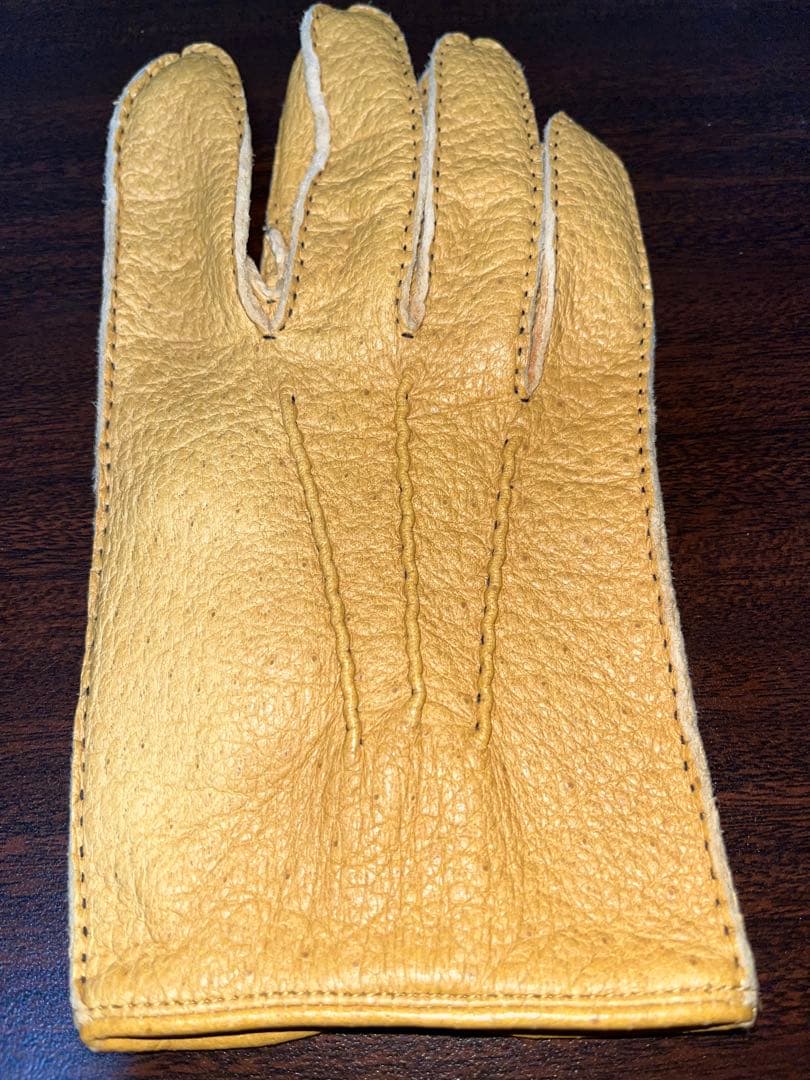 デンツ！人気の裏地なしペッカリーグローブ！Cork色　サイズ8 現定価11万円