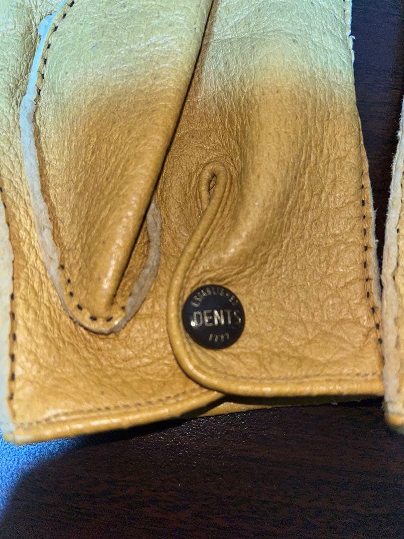 デンツ！人気の裏地なしペッカリーグローブ！Cork色　サイズ8 現定価11万円