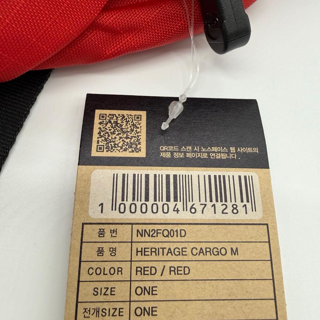 新品　日本未入荷ノースフェイス ヘリテージカーゴ　ボストンバックMNN2FQ01