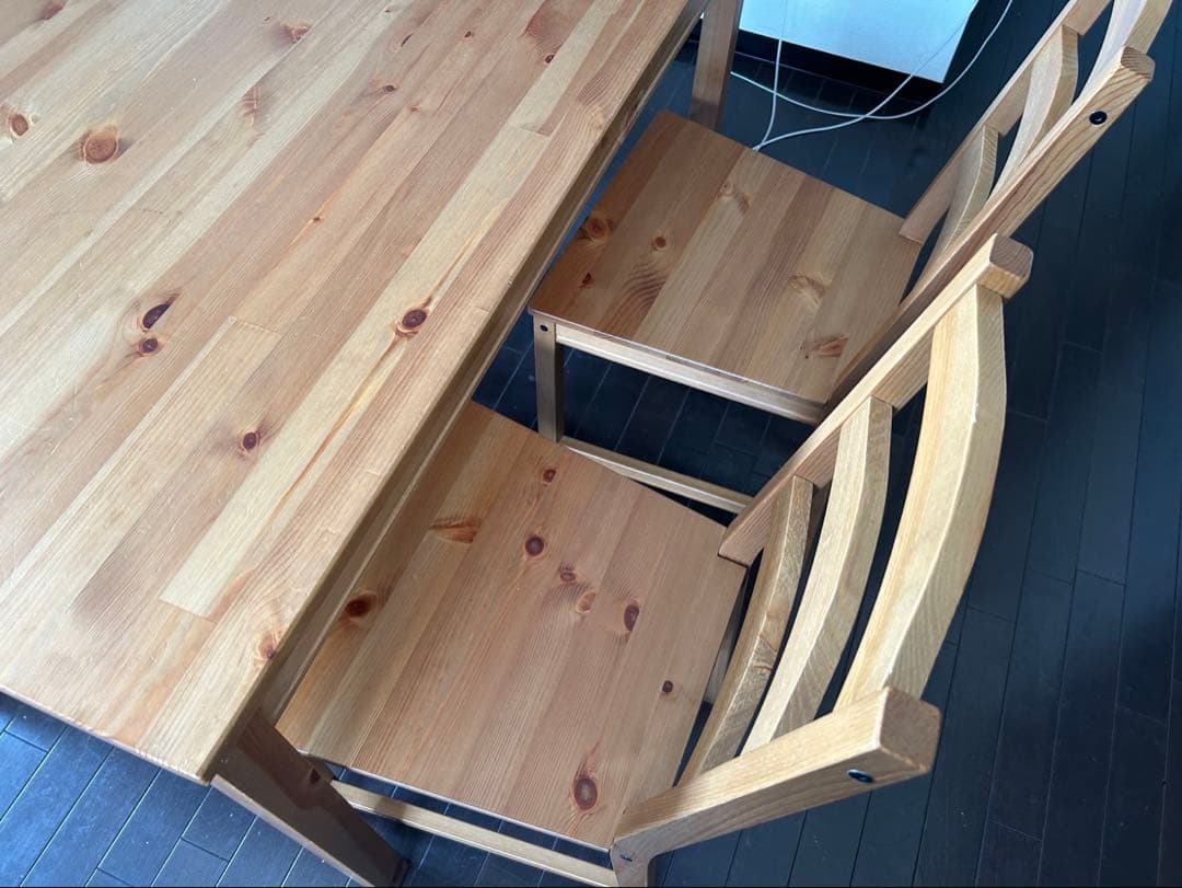 IKEA ヨックモック JOKKMOKダイニングテーブル、チェア4脚セット