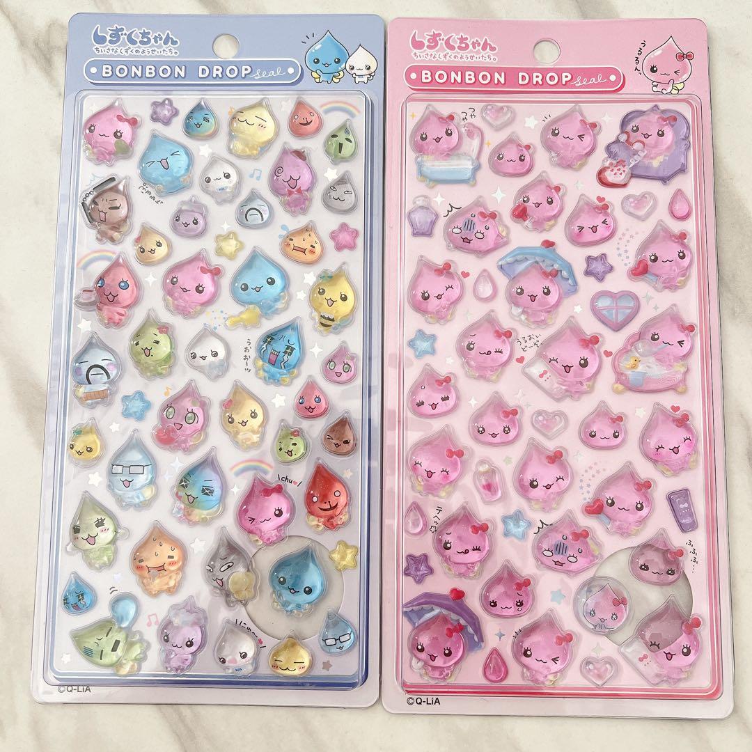 ボンボンドロップシール ボンドロ ミニ スティッチ キティちゃん クロミ 9枚