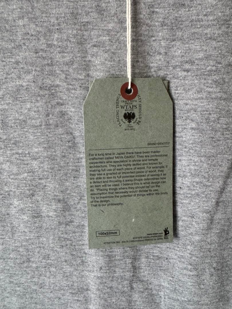 【新品未使用品 デッドストック】 WTAPS T-shirt HERALDRY